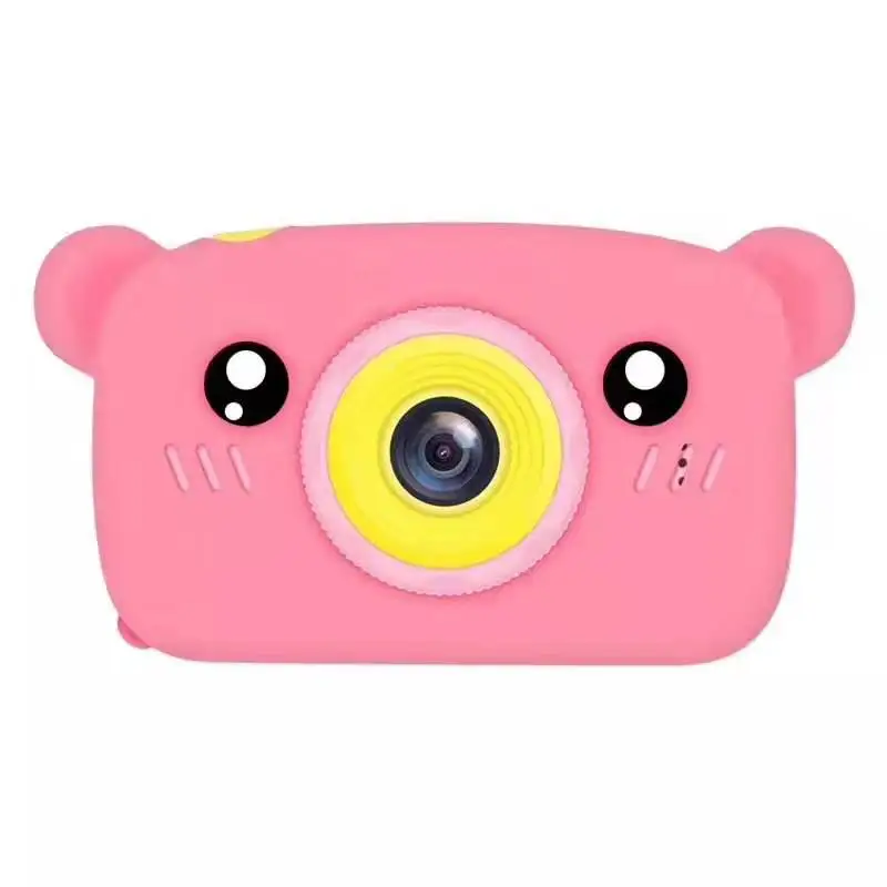 pink Детская камера, игрушки для детей, цифровая камера, детская Мини Милая видеокамера, 2,0 дюймов, сфотографировать, 1080P HD, для мальчиков и девочек, подарки на день рождения - Цвет: pink
