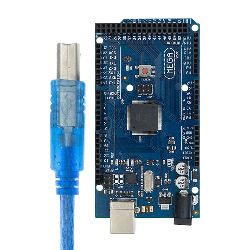 10 шт. с USB кабель MEGA2560 доска Мега 2560 R3 Mega2560 REV3 ATmega2560 16AU ATMEGA16U2 MU без