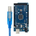 10 шт. с USB кабель MEGA2560 доска Мега 2560 R3 Mega2560 REV3 ATmega2560-16AU,10 шт. ATMEGA16U2-MU доска без логотипа