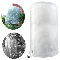 plant frost cover sapling shrub protection bag zipper protective cover plant warm antifreeze tree cover cover non woven fabric