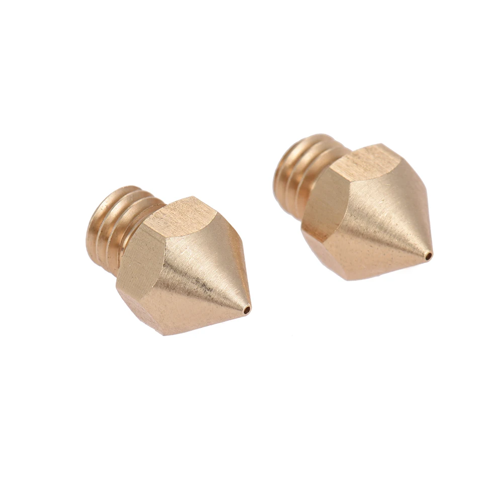 2 шт. латунная насадка для экструдера головка 3D-принтера 0 6 мм выход нити 1 75 и 3