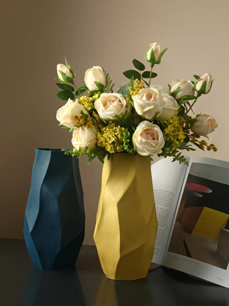 

30CM Ceramic Vase Home Decor Creative Design Porcelain Decorative Flower Vase For Wedding Decoration