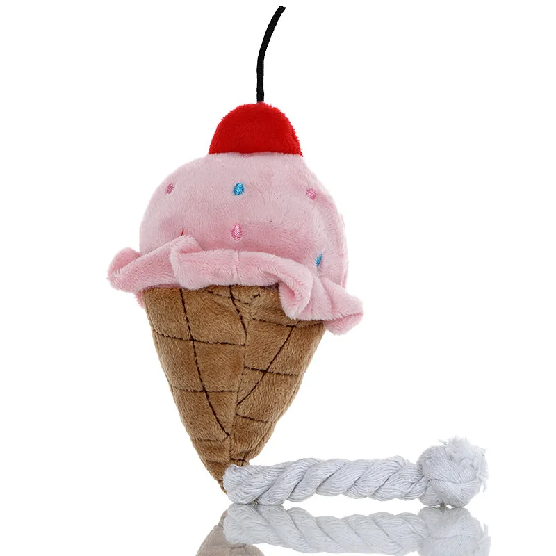 2021 жевательная игрушка для домашних животных милая собака кошка плюшевая звук