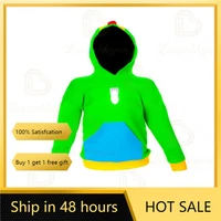 leon kids hoodie 2020 splicing with hoode printing red hoodies with male female fashion logo for every day