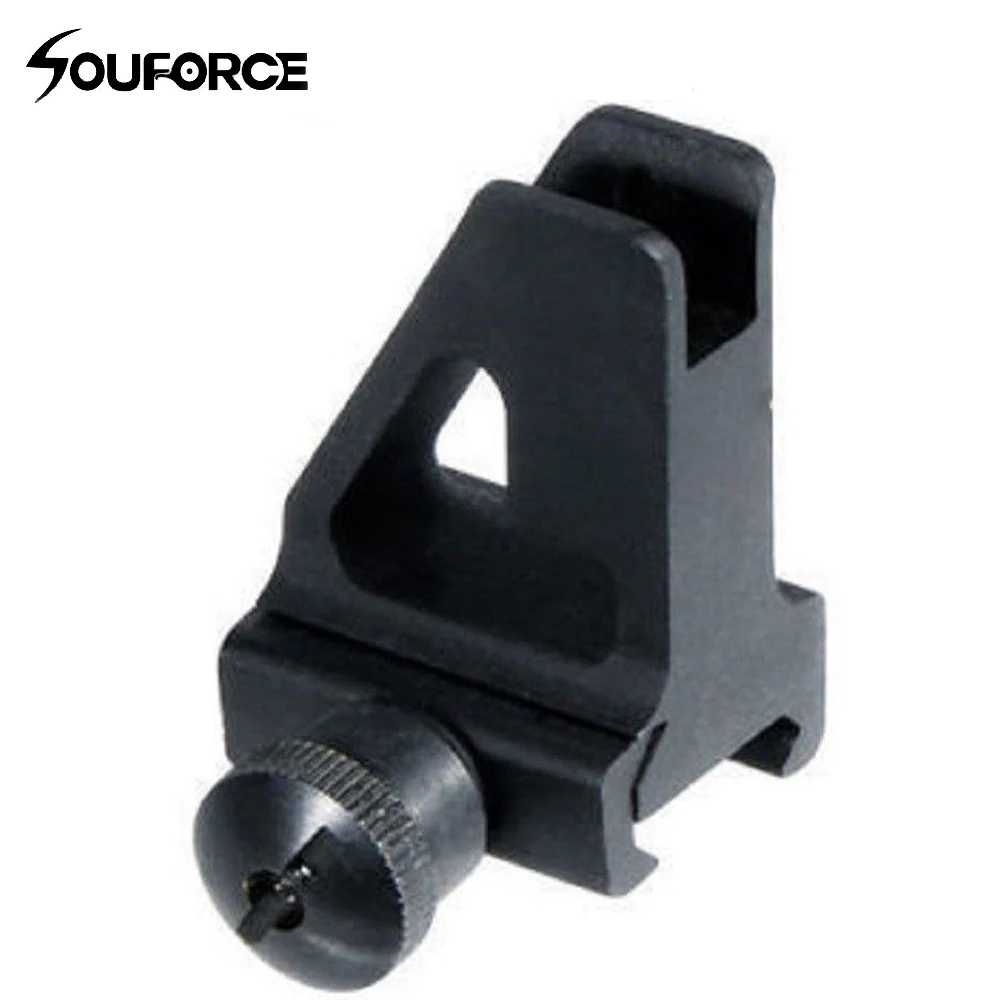 Черное переднее железное крепление 20 мм Пикатинни/Вивера с регулируемым