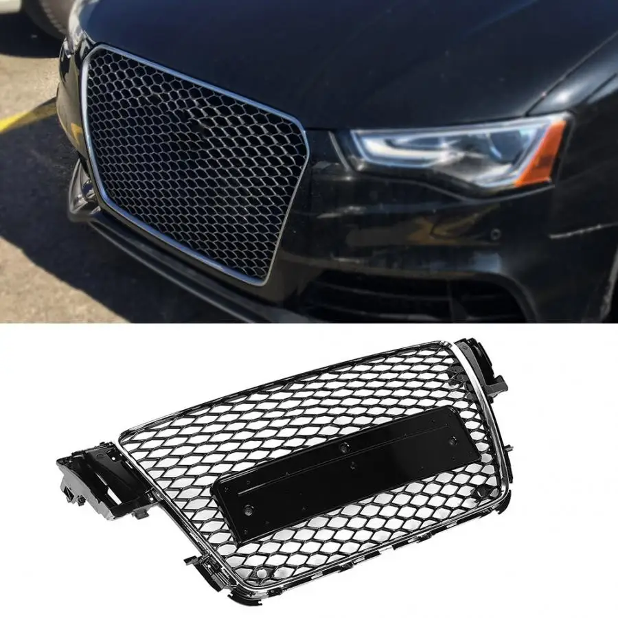 Для RS5 стильная сетка для переднего бампера для Audi A5/S5 B8 2008 2009 2010 2011 2012