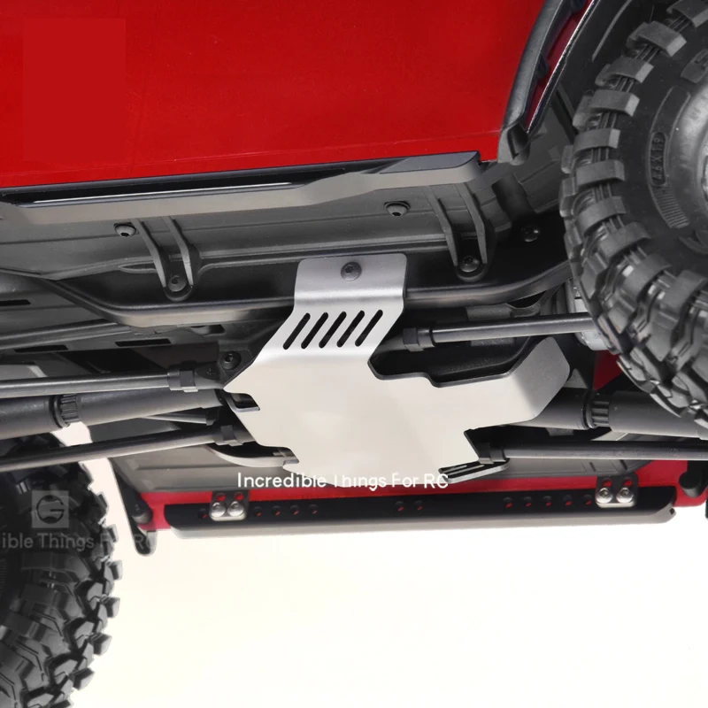 Бронированная пластина из нержавеющей стали модификация шасси для 1/10 RC Crawler Car
