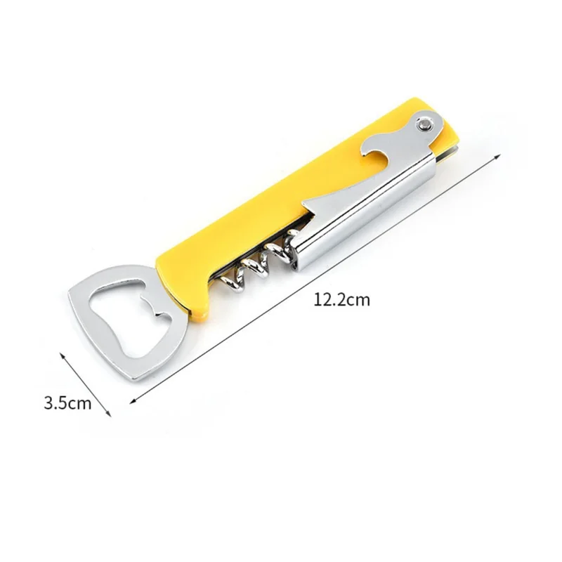 

Creative Wine Bottle Portable Wine Beer Opener Universal Can Opener Professional Waiters Corkscrew Multifunctionial Opener