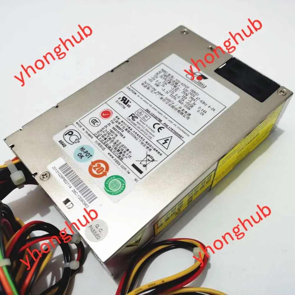 EMACS Zippy H1U 6250P (ROHS) серверный источник питания 250 Вт|Блоки для компьютеров| |