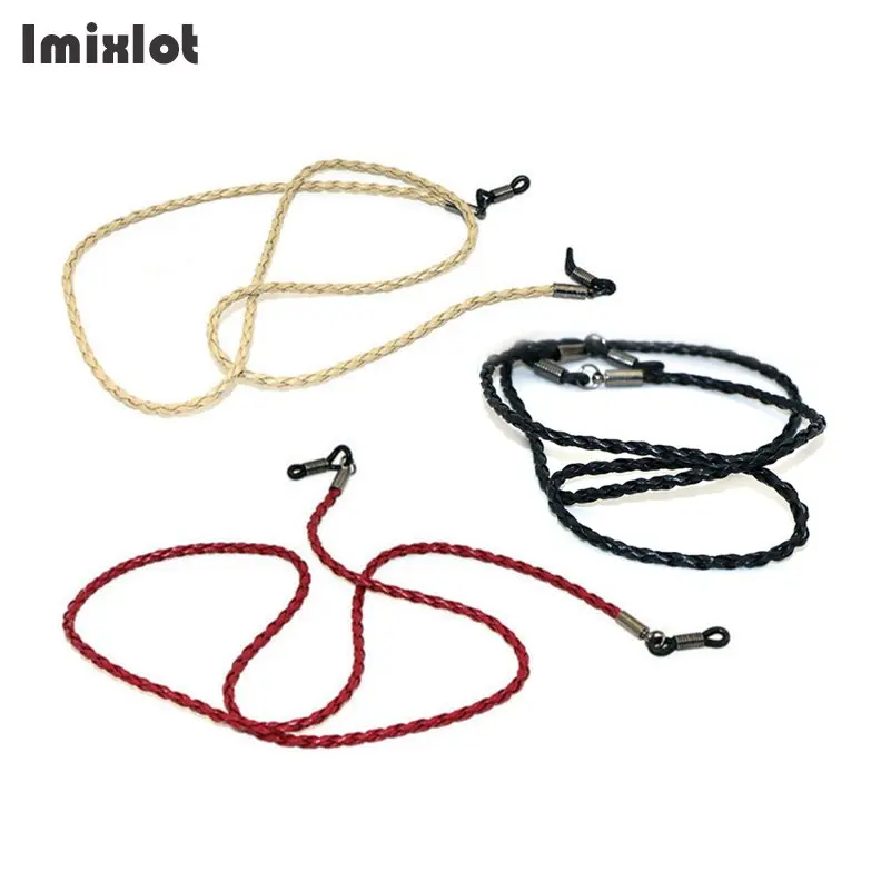 Из искусственной кожи очки шнур шейный ремешок Строка Веревка Изящные
