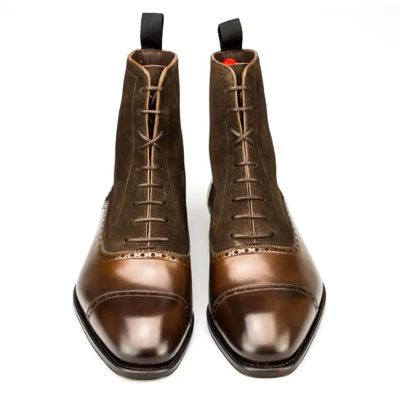 

2021 Autumn and Winter New Men's Fashion Pu Stitched High Top Casual Boots Classic Hot Selling, Comfortable and Versatile 8KH316