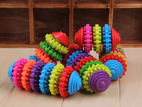 Игрушки для жевания зубов инструмент тренировки цветная резиновая игрушка