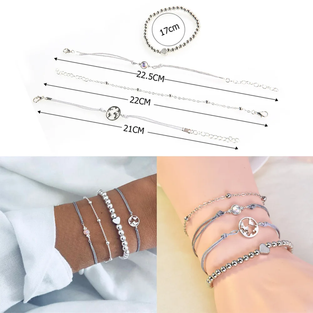 Женский пляжный браслет в европейском и американском стиле модный цепочка из