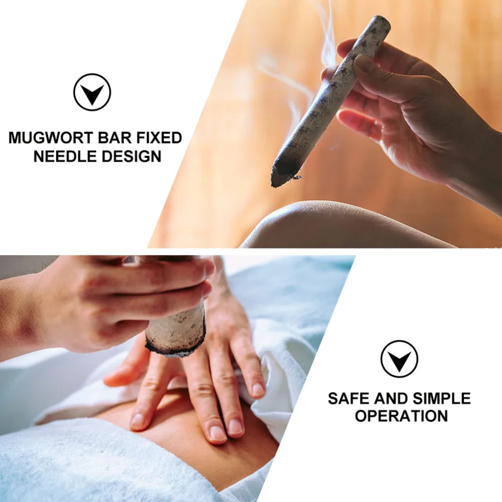 

1pc Manual Moxa Burner Rotated Retractable Handheld Ceramic Moxibustion Can