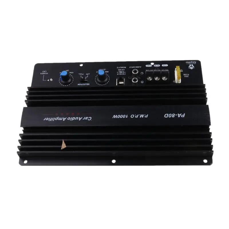 

PA-80D 12V 1000W Mono Car Power Amplifier Bass Subwoofer Amplifier Board