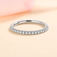 moissanite beautiful thread ring 925 sterling silver diamond ring fashion jewelry