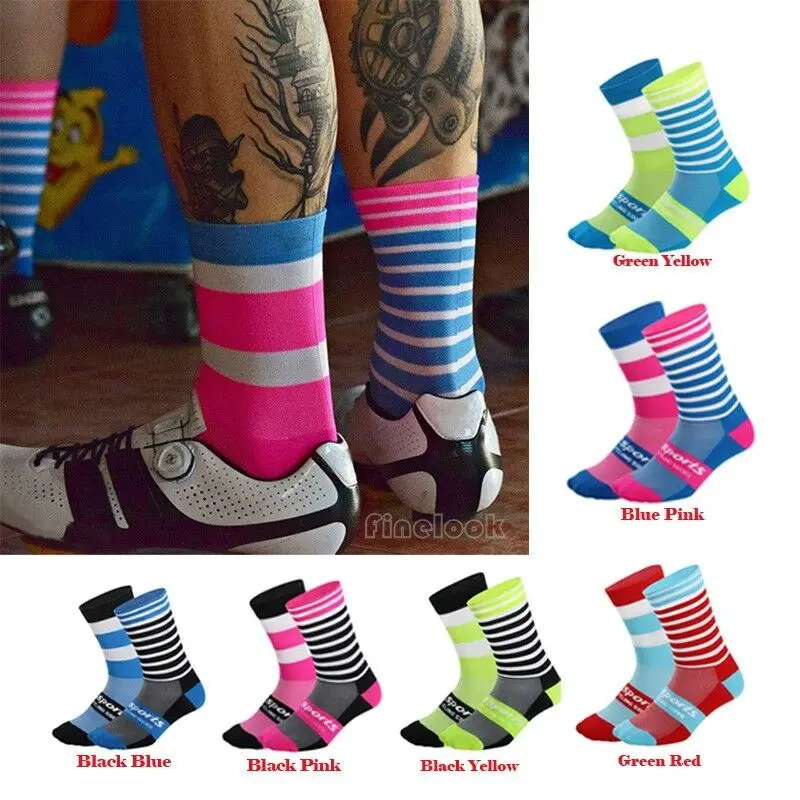 

Профессиональные спортивные носки для велоспорта для мужчин и женщин, дышащие спортивные носки для велосипеда, носки для занятий спортом н...