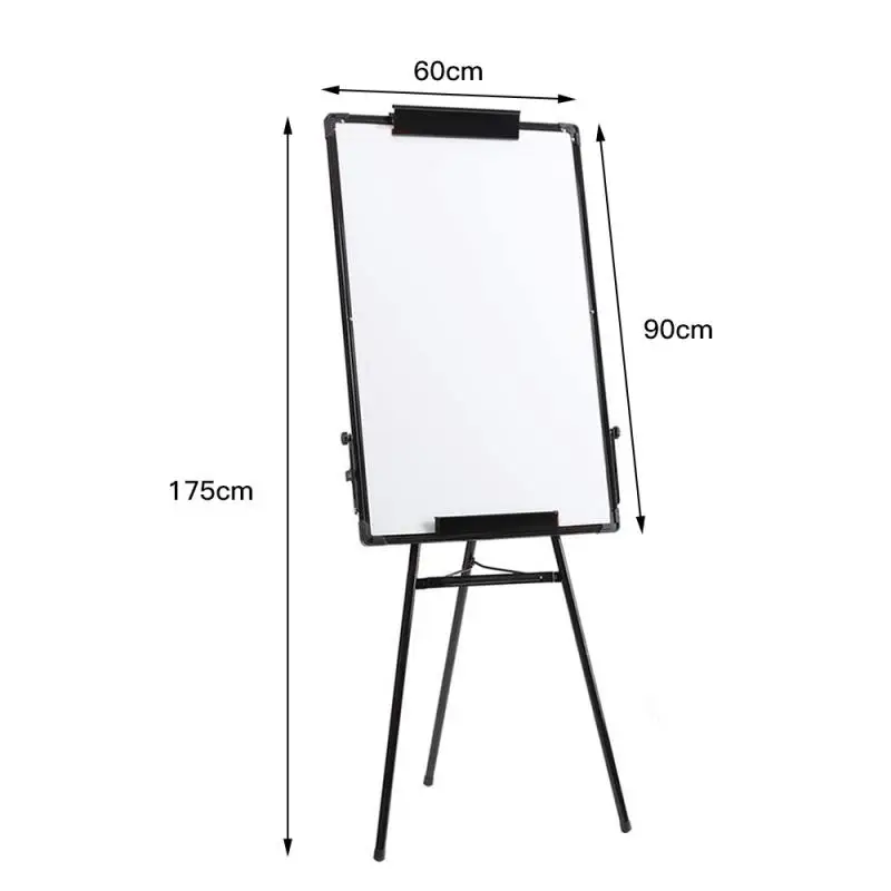 

60*90cm U type/Tripod Magnetic Whiteboard Writing Board Double Side With Pen Erase Magnets Buttons For Office School