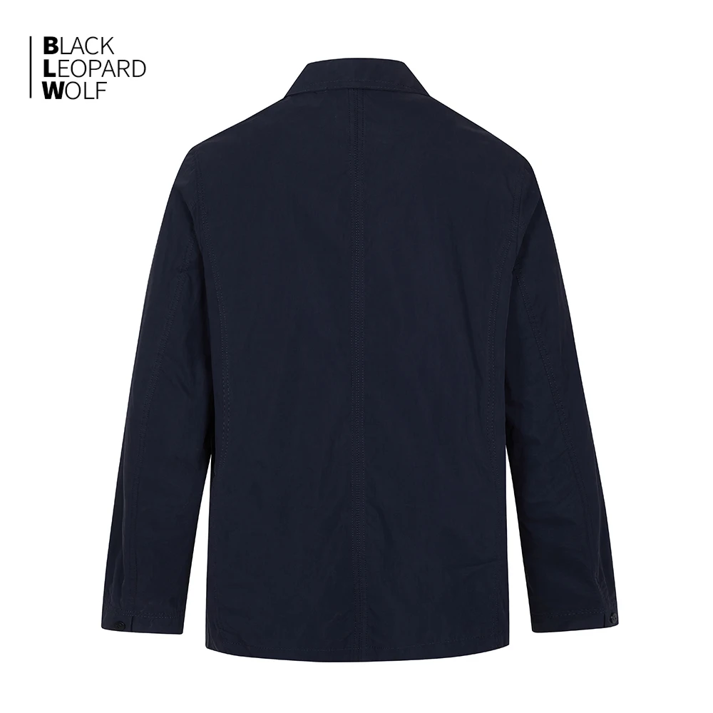 Мужской свободный жакет Blackleopardwolf повседневный Тонкий Блейзер большого размера
