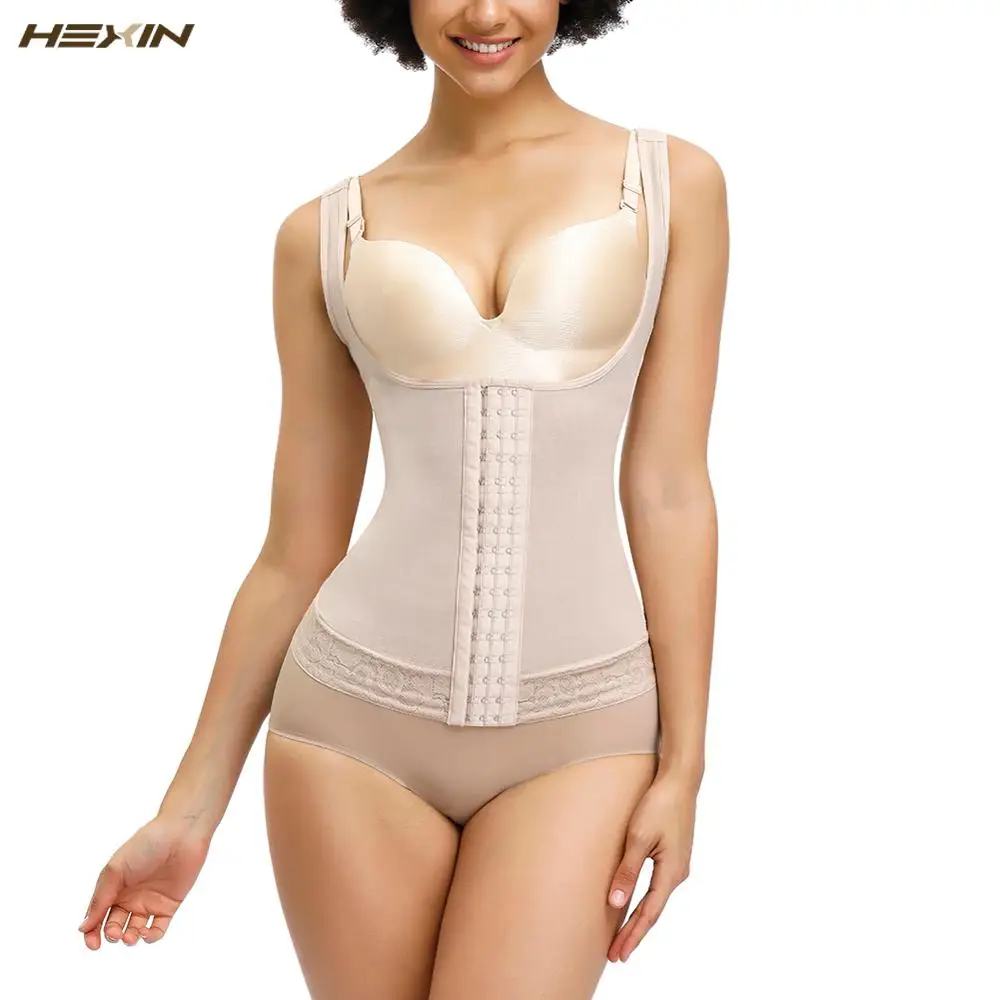 HEXIN размера плюс женская корректирующая одежда для талии тренировочный жилет пуш