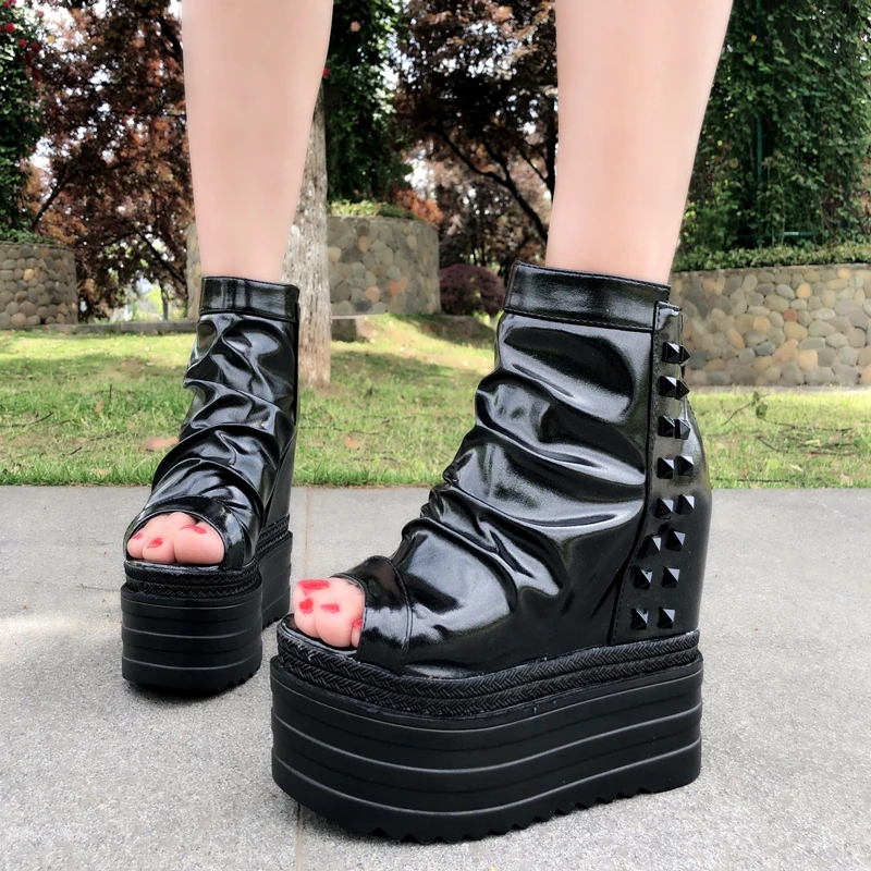 

Сандалии женские летние на платформе, с открытым носком, 13 см