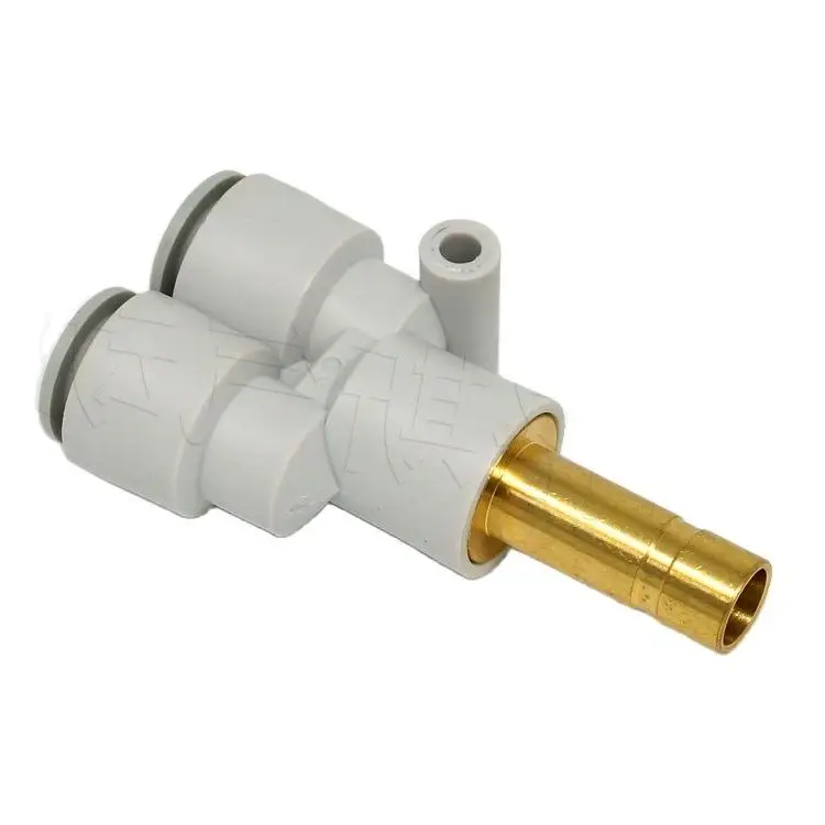 

KQ2U Type Y Three Way Tracheal Fitting Straight -Through Joint One-Touch Plug-In KQ2U04/08/10/12-99 plastic pneumatic components