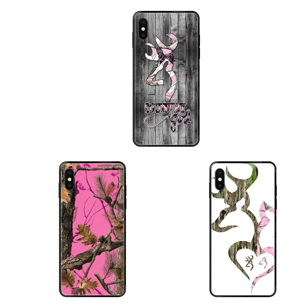 For Xiaomi Redmi Note 4 5 5A 6 7 8 8T 9 9S Pro Max Reasonal Price Realtree Deer Camo Pink Black Soft TPU Case Accessories