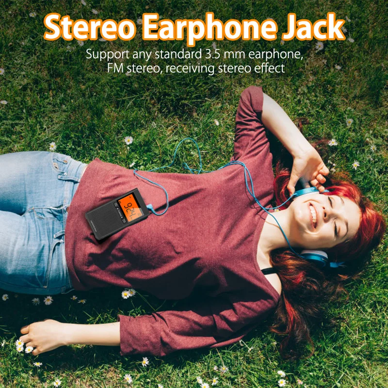 Портативное карманное мини-радио AM FM-радио для экстренных ситуаций с разъемом