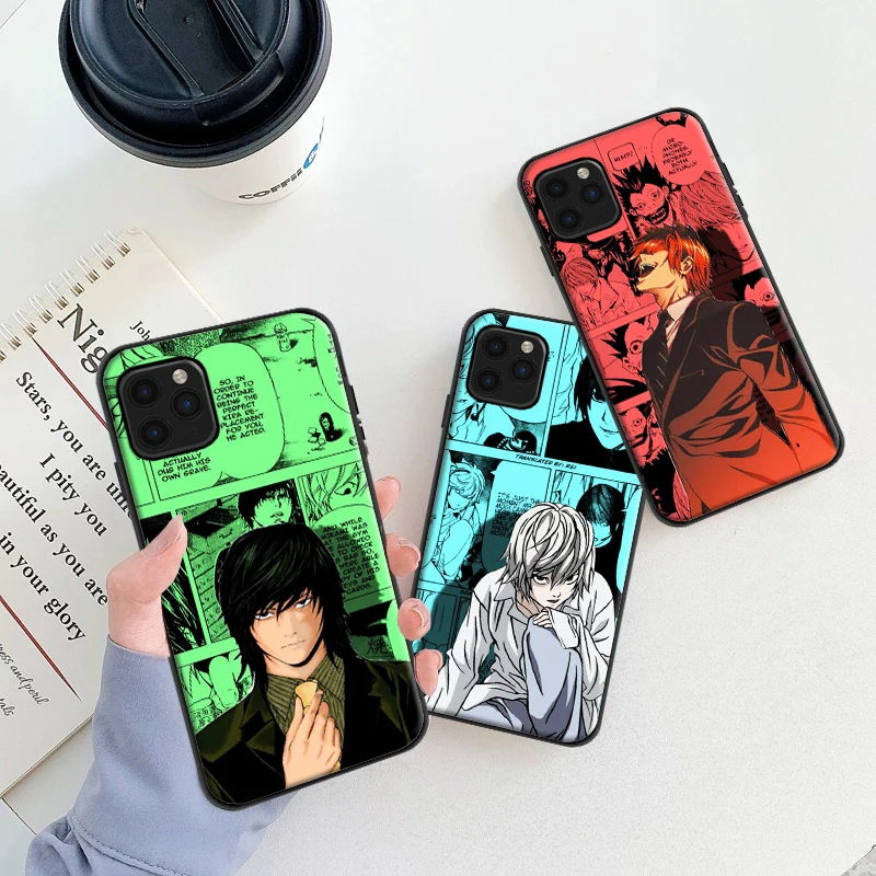 

Anime Manga Death Note Ryuk Phone Case For iPhone 6 6S 7 8 X XS XR XS Max 11 12 13 13 Pro Mini SE 2020 TPU Back Cover Funda Capa