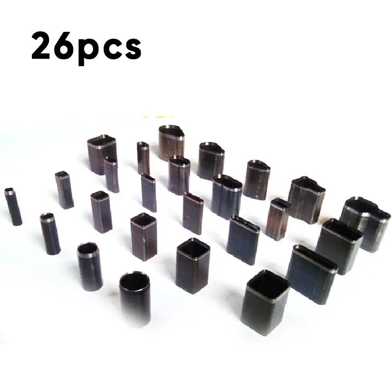 Инструменты для перфорации 26 шт./компл. в форме отверстия резак перфоратор кожи