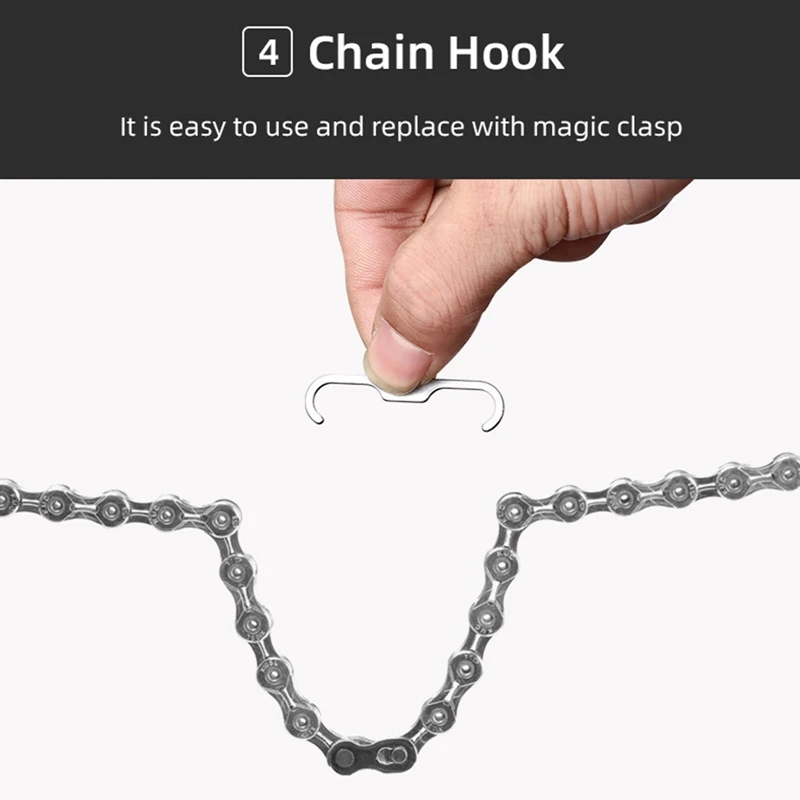 

Strong Bicycle Tire Rod Bicycle Multifunctional Tire Spoon Bicycle Tire / Chain Repair Tool Set Black 1Pair