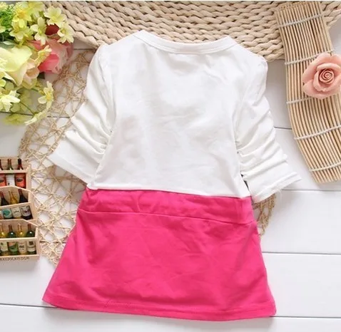 Новинка 2021 лидер продаж модное милое платье с вышивкой Минни из чистого хлопка