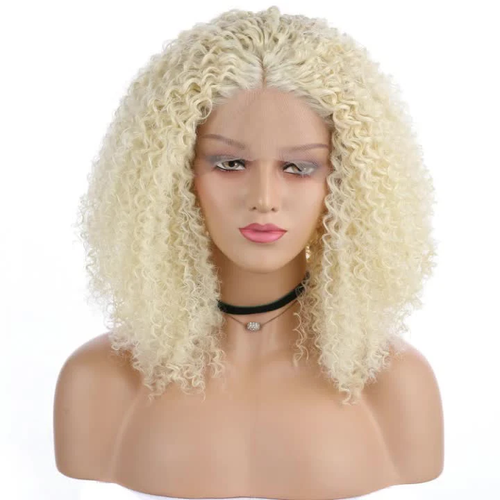 ZM Hair Fashion 613 синтетический парик со светлыми кружевами спереди короткие кудрявые