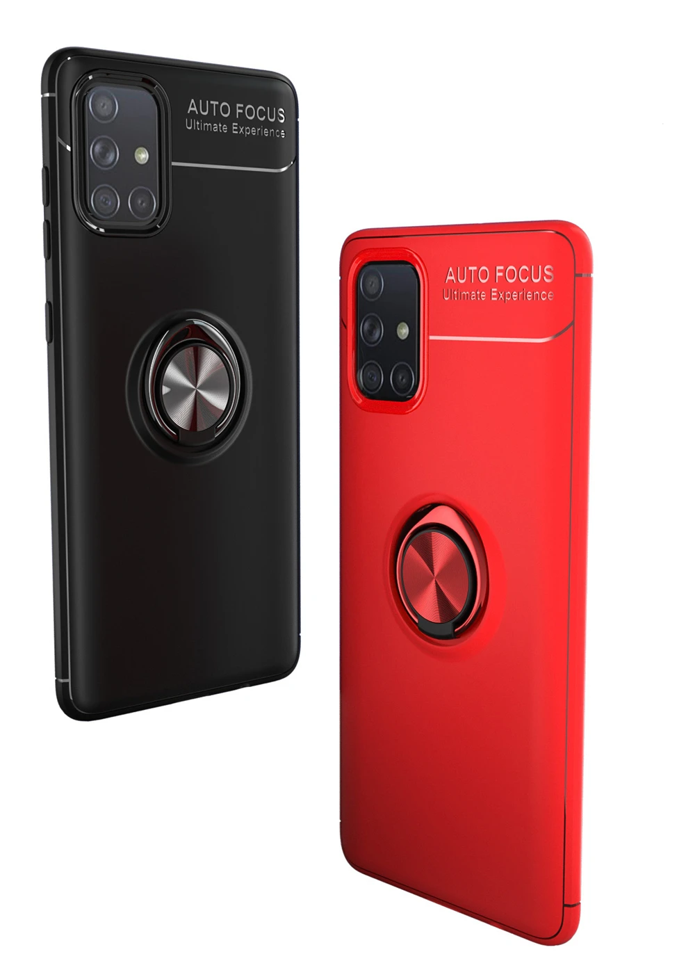 Чехол для телефона с кольцом на палец магнитный держатель Samsung Galaxy A51 A71 A81 A91 A31