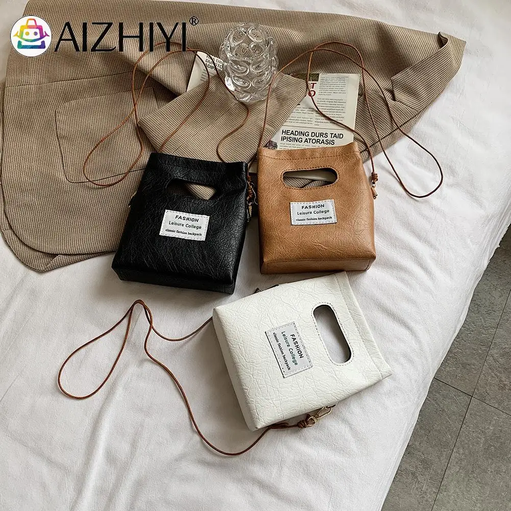 

PU Patchwork Shoulder Crossbody Bag Vintage Ladies Small Purse Messenger Bags Fashion Exquisite Shopping Bag