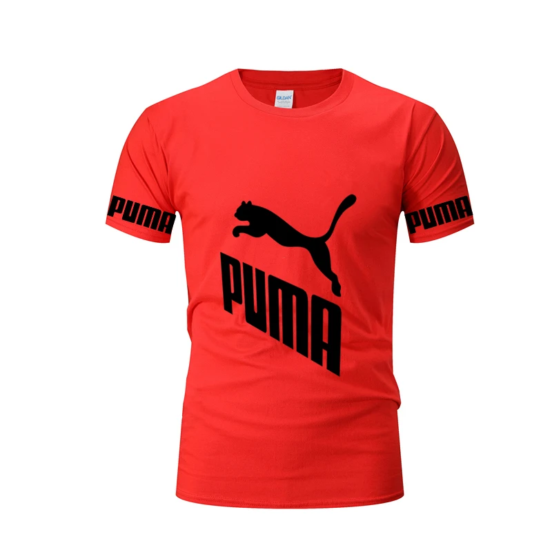 

2021 new casual hot sale PUMA men's T-shirt short sleeve sportswear
