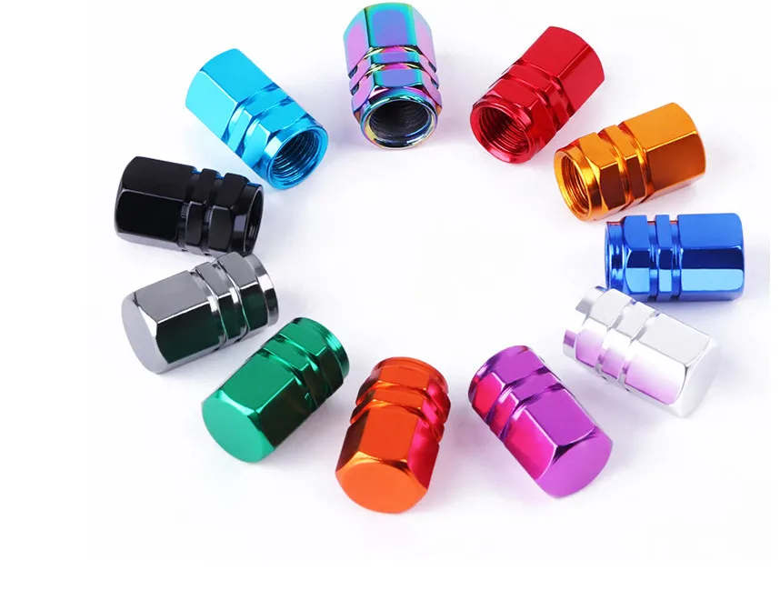 4 шт. алюминиевые шестигранные крышки для клапанов мотоциклов|Принадлежности