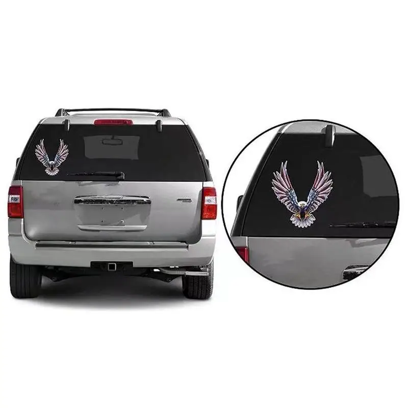 1 шт. ПВХ 13 см * 15 персональный Американский Орлиный флаг белоголовый Орел