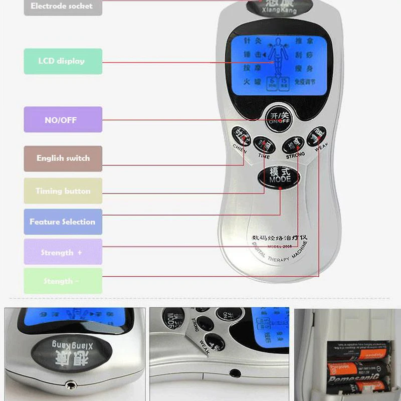 Массажер для тела 8 электродов|machine calculation|equipmachine brand |
