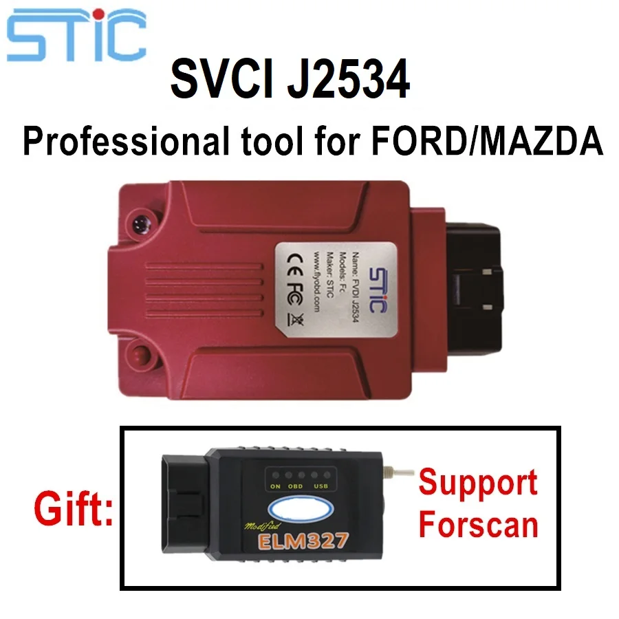 FVDI J2534 SVCI J2534 для vcm для maz-da для for-d IDS Forscan диагностический инструмент лучше, чем ELS27 ELM327 VCM2