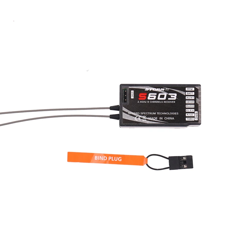 Приемник S603 6CH 2 4G совместимый с DX6i JR DX7 PPM Квадрокоптер для вертолетов
