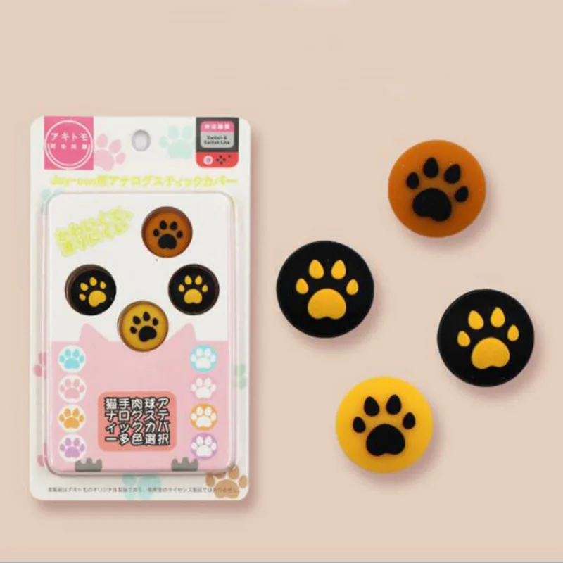 Милый коврик в виде кошачьей лапы ручка для большого пальца крышка джойстика