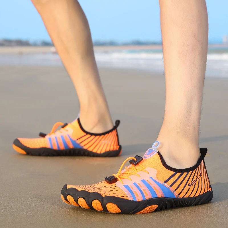 

Women's Shoes Fishing Sneakers Summer Swimming Mesh Sneakers For Women Aqua Shoes Slippers For MenUpstream Wading Sandals