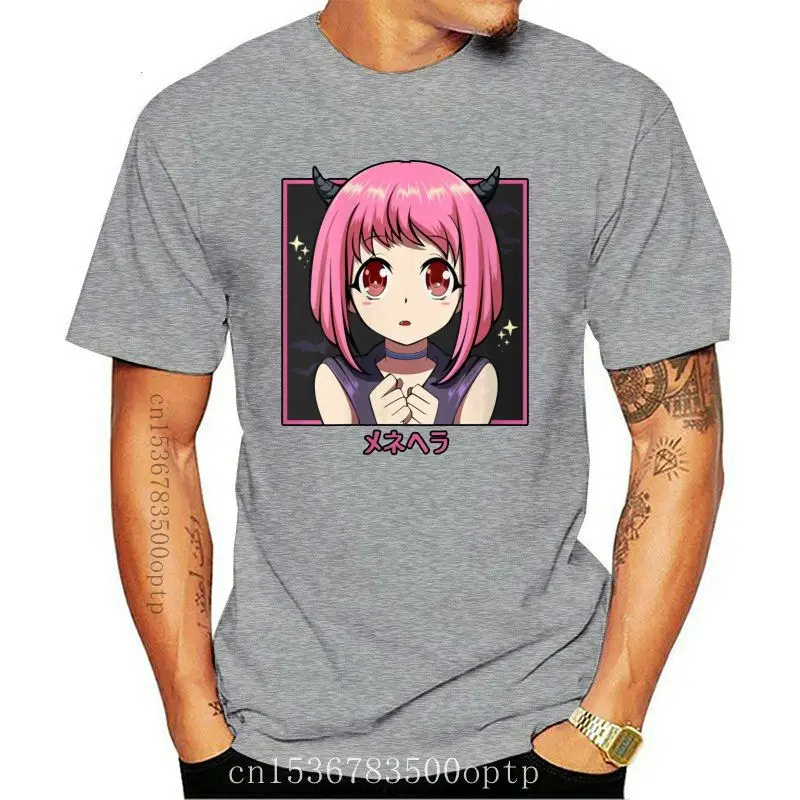 

Japanese Anime Girl Punk Evil Shirt - Pastel Menhera Kawaii Black, Navy T-Shirt New Unisex Funny Tops Tee Shirt