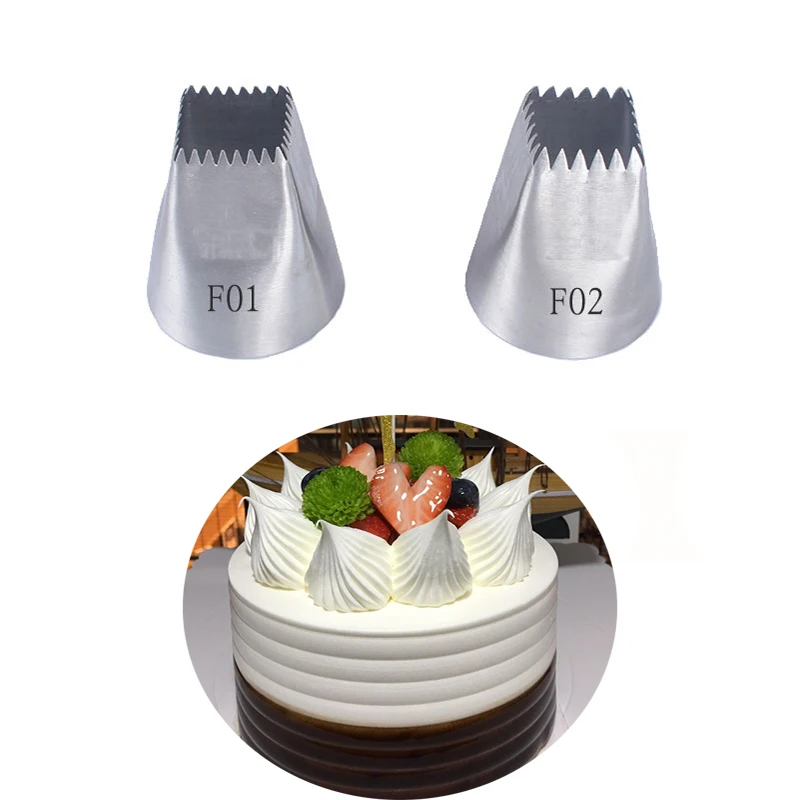 Квадратные Кондитерские Насадки # F01 F02 из нержавеющей стали сделай сам для