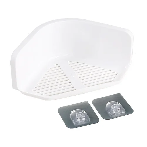 Угловая полка для душа настенный держатель без дрели органайзер хранения