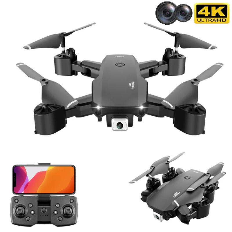 2020 Новый мини-Дрон 4K двойная камера s Квадрокоптер игрушки Fpv Дрон с камерой HD