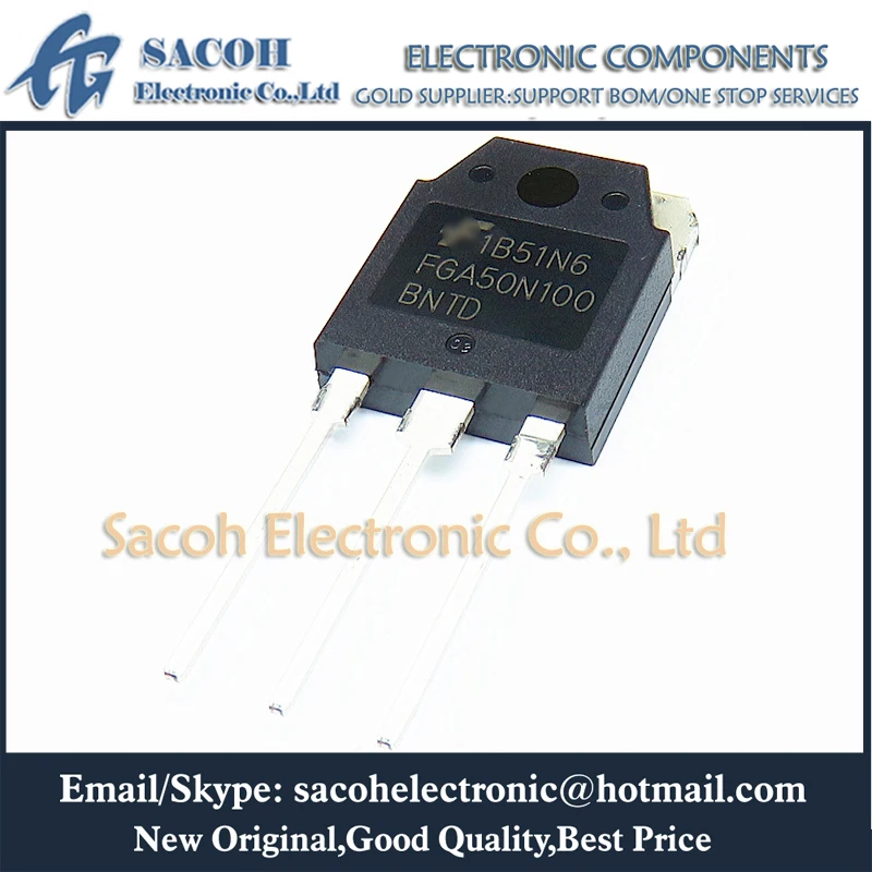 Frete Grátis Fga50n100bntd2 Fga50n100bnt Fga50s100p Fga50n100 To-3p 50a 1000v Igbt 10pcs Fga50n100bntdtu Fga50n100bntd