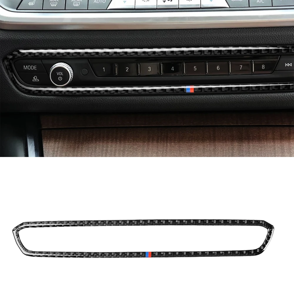 

Для BMW 3 серии G20 G28 325li 330d 335 2019 2020 CD декоративная рамка с кнопками, накладка, стикер, наклейка, аксессуары для интерьера автомобиля