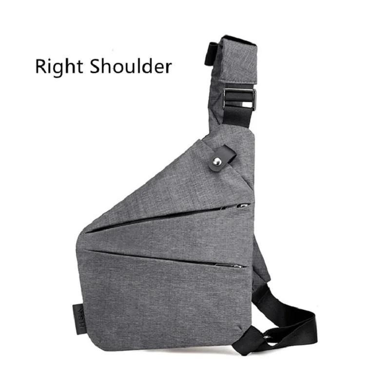 Маленькая нагрудная сумка с защитой от кражи мужские мессенджеры через плечо